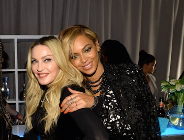 Madonna and Beyonce together as friends. 