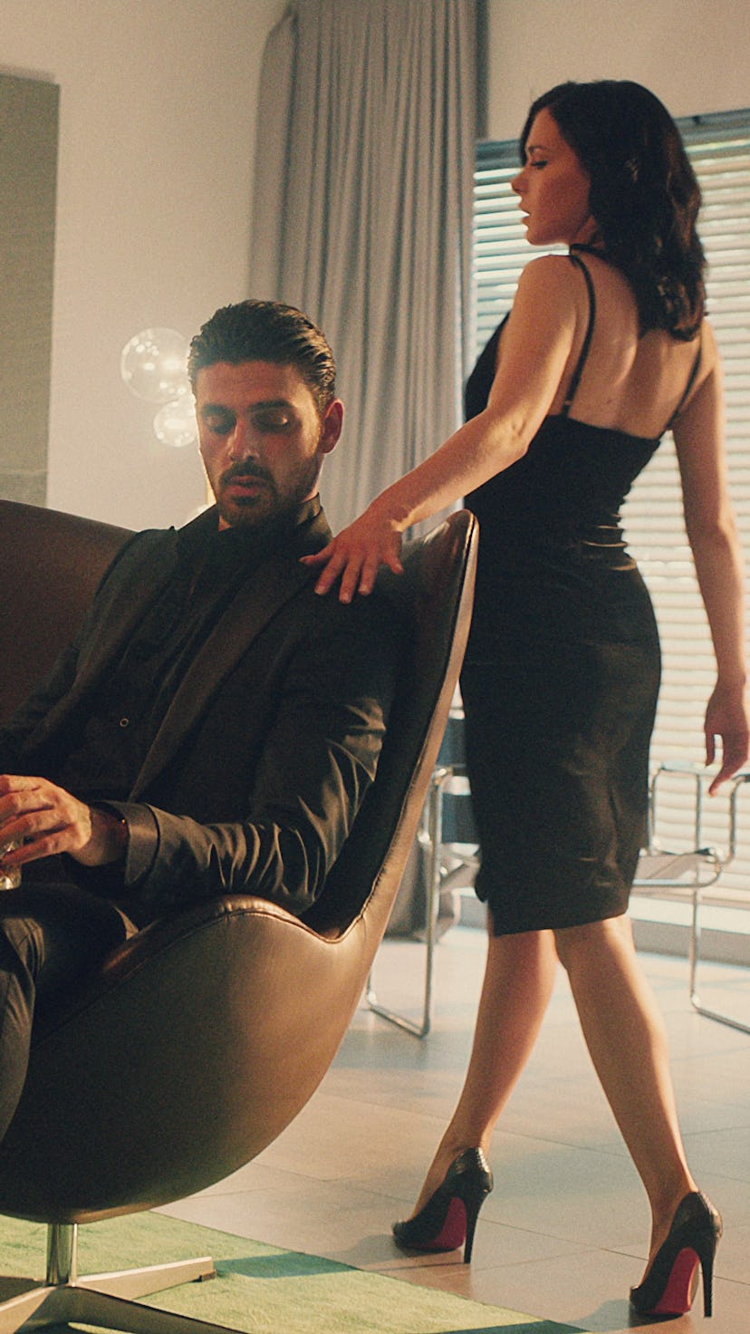 A scene from 365 days movie with Anna-Maria Sieklucka and Michele Morrone starring