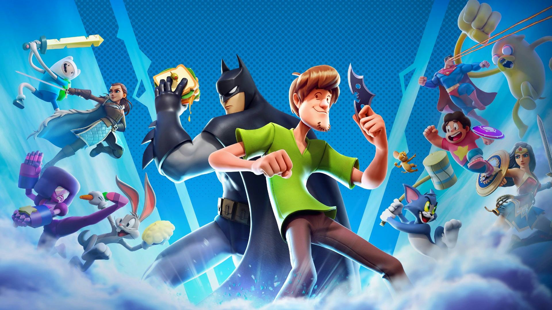 Multiversus game character splash screen