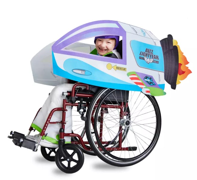 This Buzz Lightyear Spaceship Wheelchair Cover Set is a Disney Halloween costume for 2022.