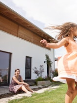 "Sittervising," or supervising your child from a seated position a safe distance away, is picking up...