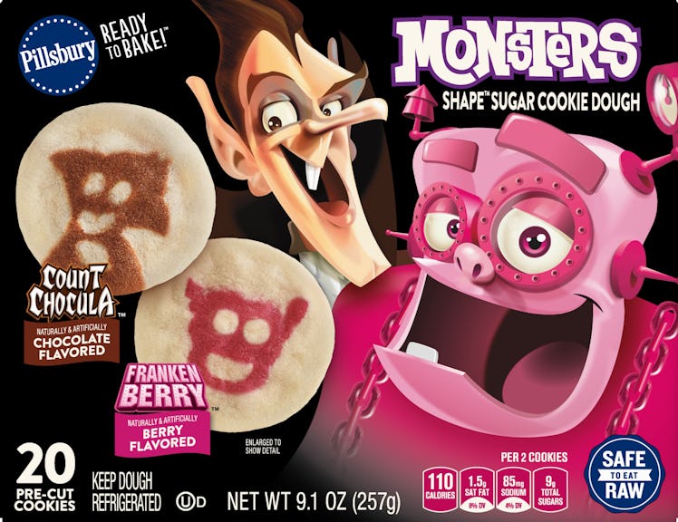 Pillsbury’s Halloween cookies are monster-shaped.