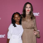 Zahara Jolie-Pitt and Angelina Jolie attend Variety's Power Of Women in 2021. Jolie dropped her daug...