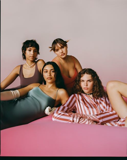 Four models pose in Parade's sleepwear collection