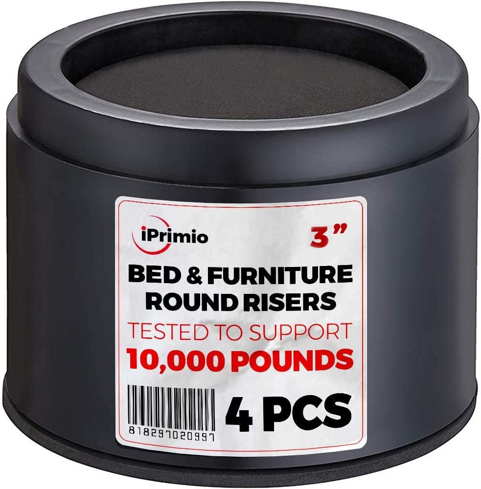 iPrimio Bed and Furniture Risers (4-Pack)