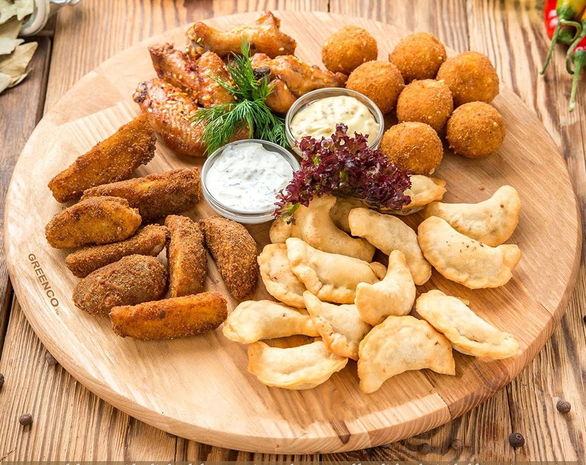 Greenco Bamboo Lazy Susan Turntable