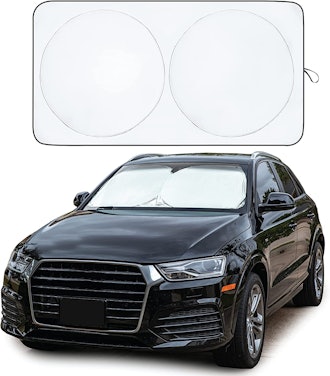 EcoNour Car Windshield Sun Shade with Storage Pouch