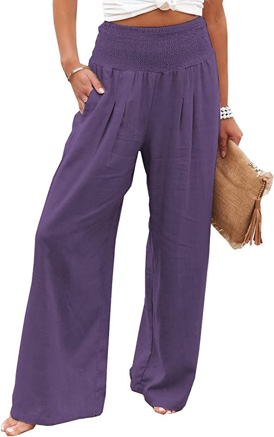 GOTodhchai Wide Leg Palazzo Lounge Pants