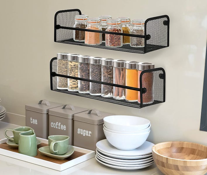  Greenco Wall Mount Spice Rack (Set of 2)