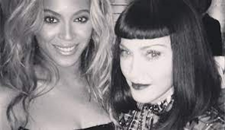 Beyonce and Madonna at the 2013 Met Gala