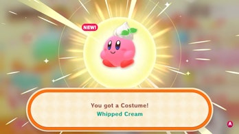 screenshot of Kirby from Kirby's Dream Buffet