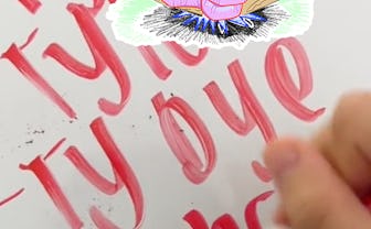 Whiteboard with "Tyleam," "Tylenol," "Ty Bye," and "Typhoon" written on it.