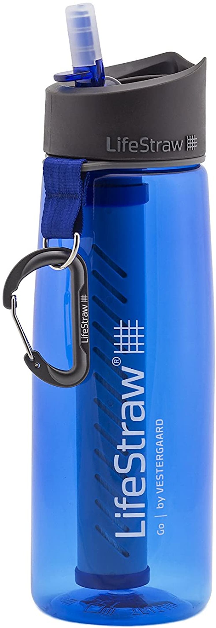 A water bottle is one of the solo travel essentials recommended by travel influencers. 