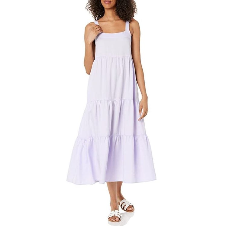 The Drop Britt Tiered Maxi Tent Dress