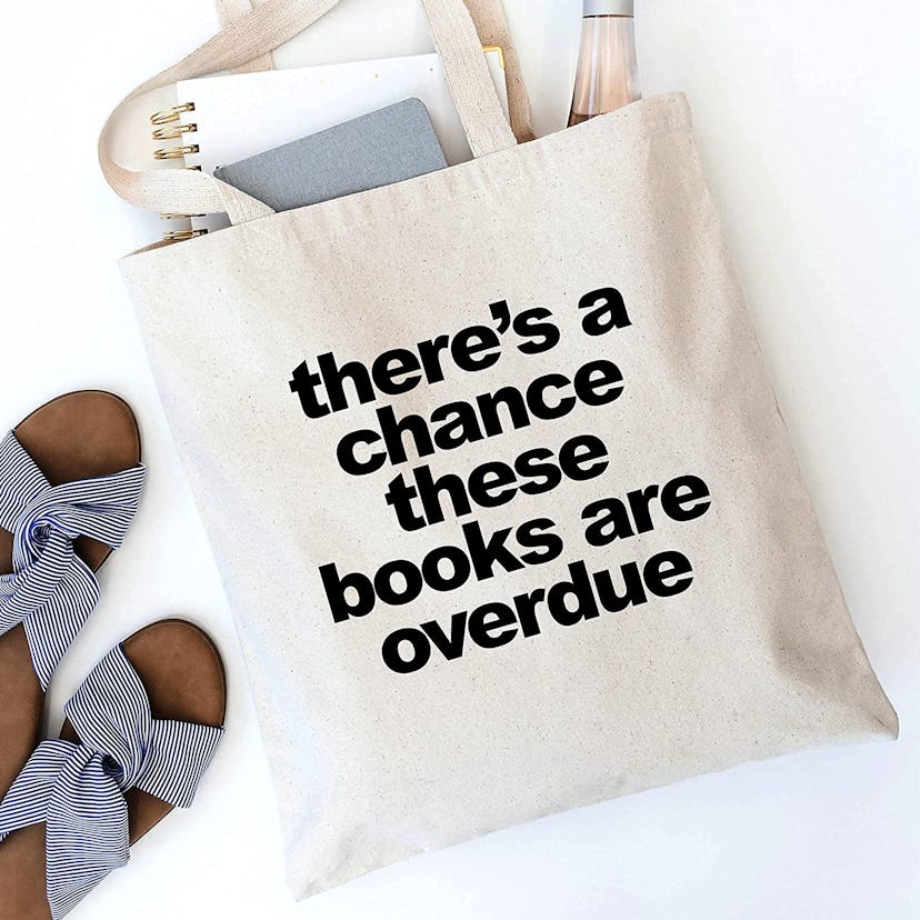 Joyful Moose Store Funny Library Book Bag