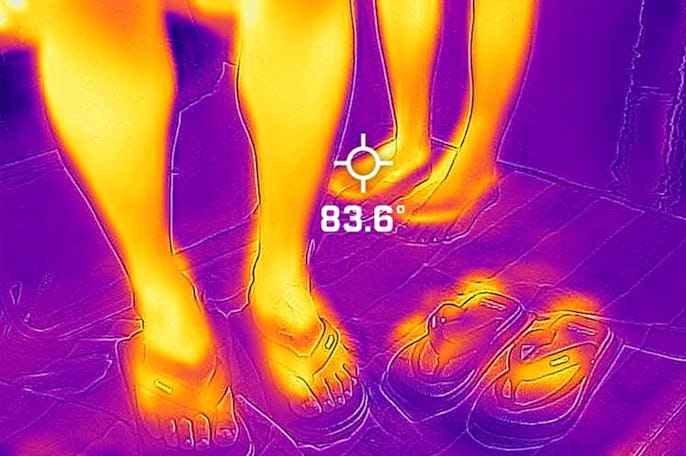 Havaianas x Market thermo-reactive flip-flops