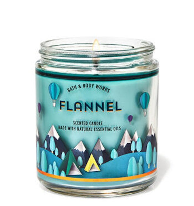 Bath & Body Works Flannel Single Wick Candle