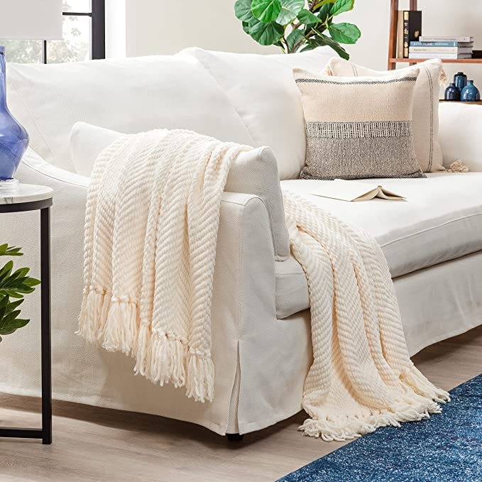 Chanasya Textured Throw Blanket