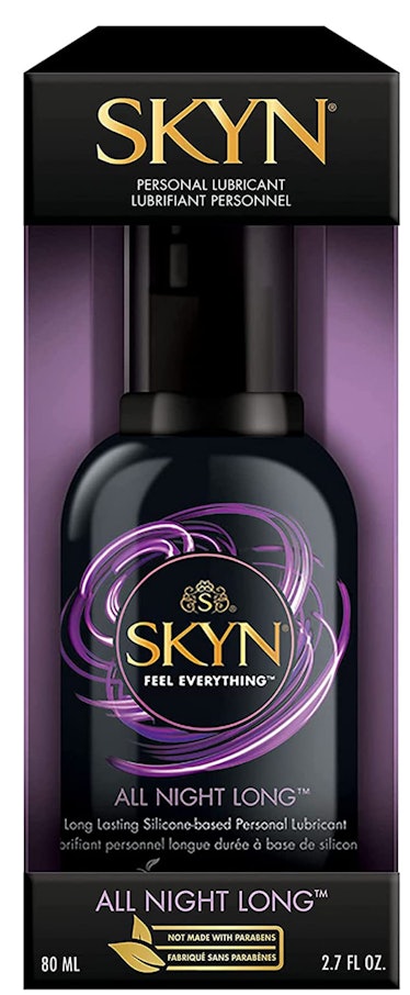 SKYN All Night Long Premium Silicone-Based Lubricant, 2.7 Ounce