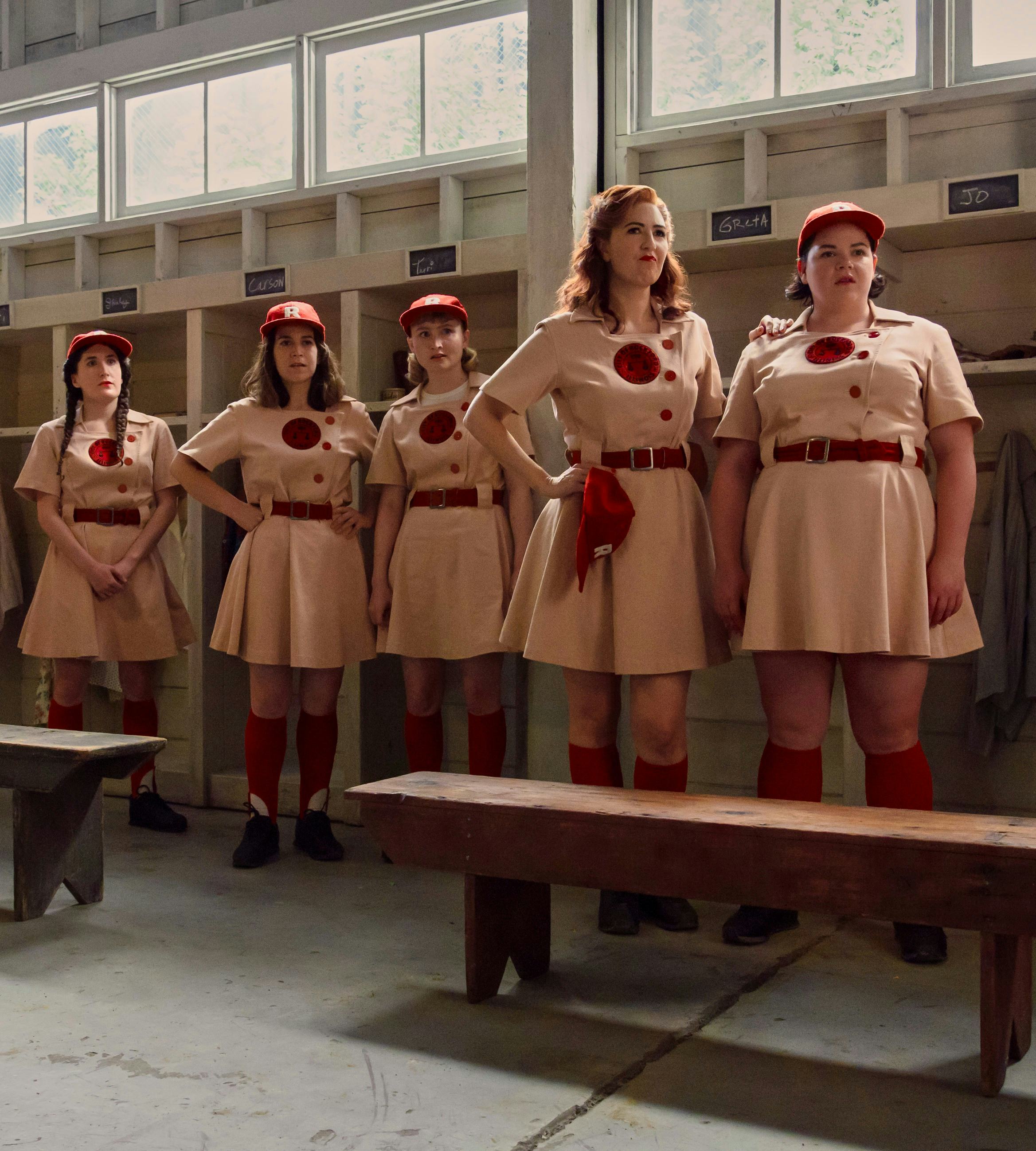 A scene from Prime Video's 'A League of Their Own' (2022).