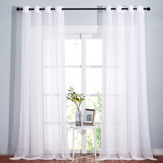 NICETOWN Sheer Window Curtains (2 Panels)