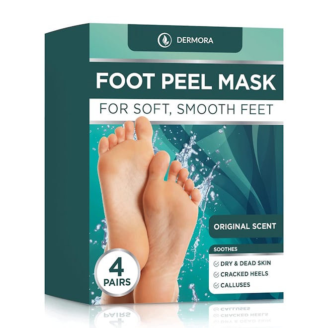 Dermora Foot Peel Mask (4 Pairs)
