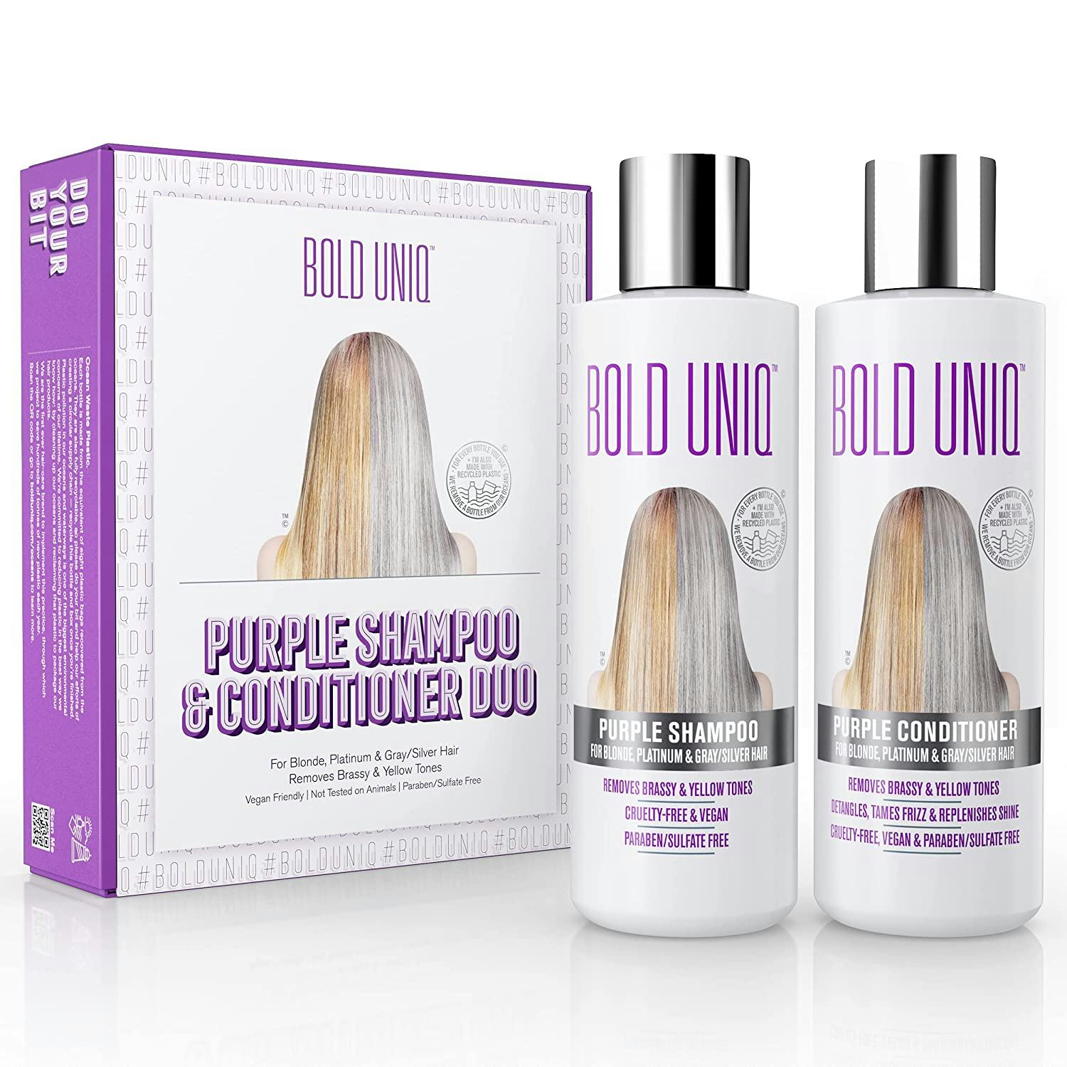 Bold Uniq Purple Shampoo &amp; Conditioner