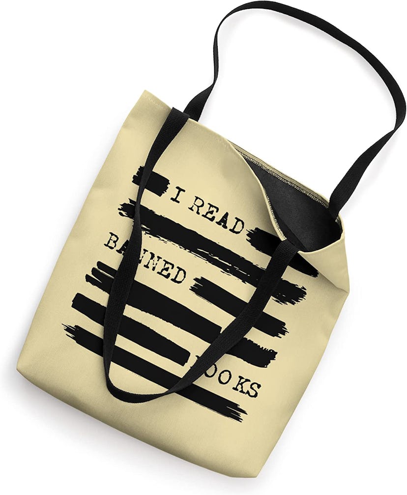 The Bookworm Shop I Read Banned Books Tote Bag