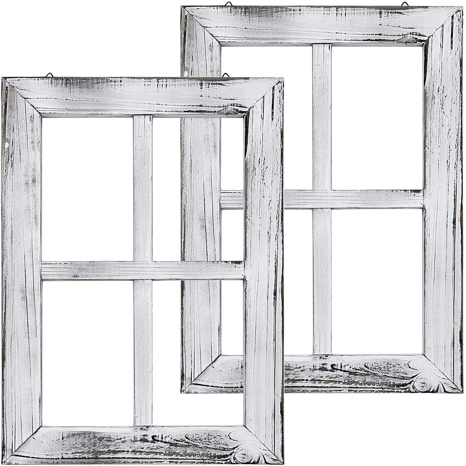 Greenco Wooden Rustic Window Frames