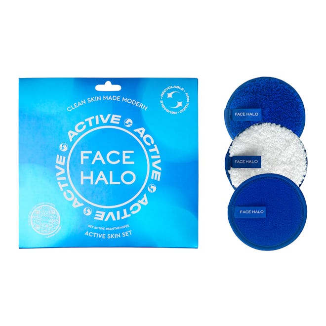 Face Halo Active Skin Set + Washbag