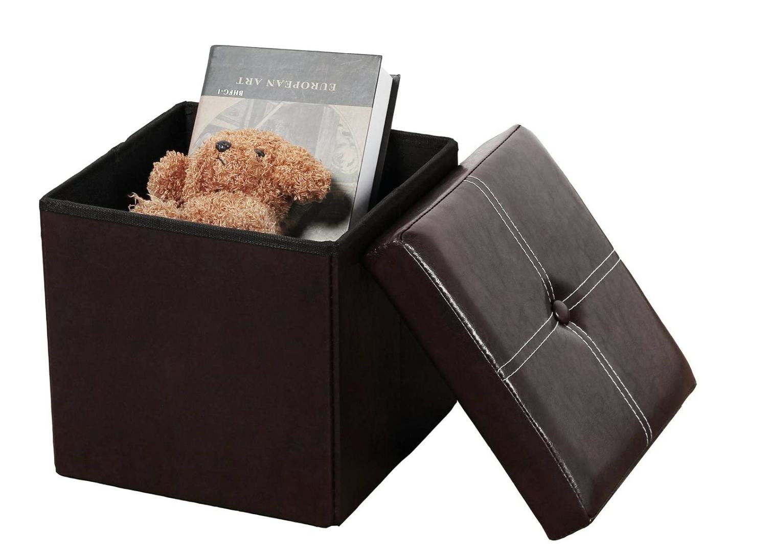 B FSOBEIIALEO Folding Storage Ottoman