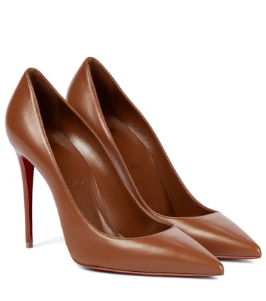 Christian Louboutin Kate 100 Leather Pumps