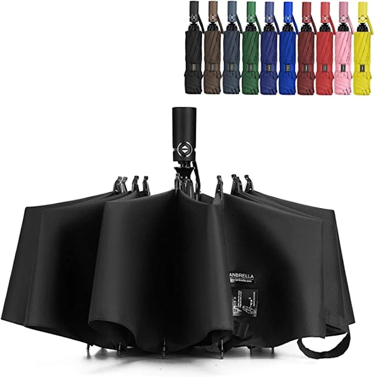 LANBRELLA Windproof Travel Umbrella
