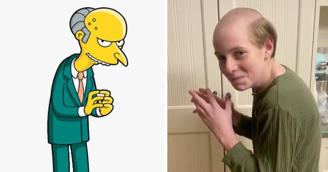 Hair grows back, right? A kid asked for a haircut just like Mr. Burns and his mom obliged — and now ...