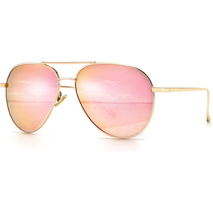 SUNGAIT Oversized Aviator Sunglasses