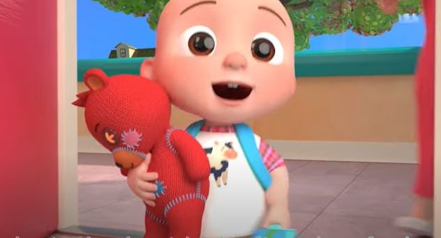 Watch CoComelon’s “First Day of School” on YouTube.