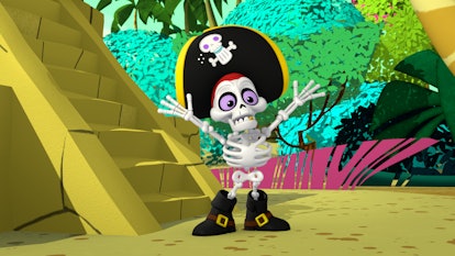 John Stamos voices Captain Salty Bones in "Mickey Mouse Funhouse: Pirate Adventure."