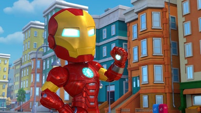 John Stamos voices Iron Man in Season 2 of "Spidey and His Amazing Friends."