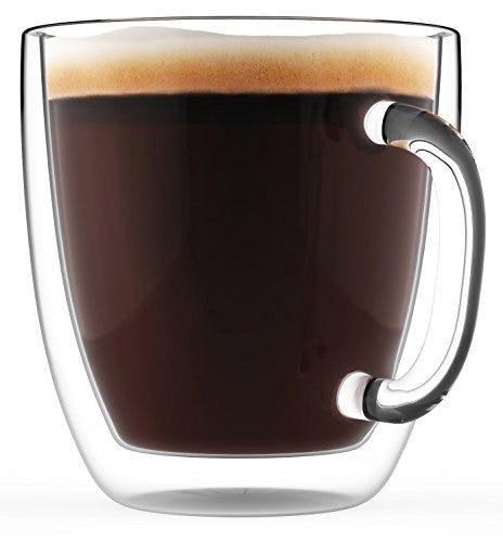 ELIXIR GLASSWARE Double-Walled Coffee Mug