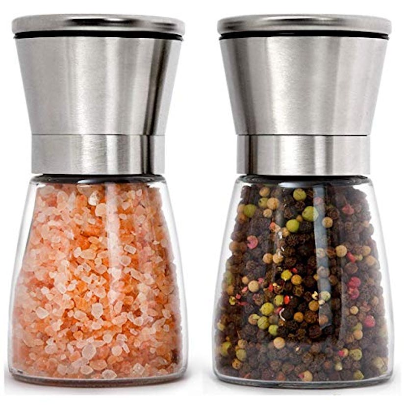 HOME EC Premium Stainless Steel Sea Salt & Pepper Set