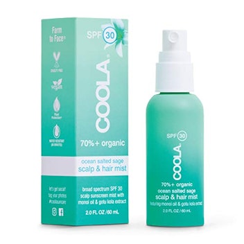 COOLA Organic Scalp Spray & Hair Sunscreen Mist with SPF 30, 2 Fl. Oz.