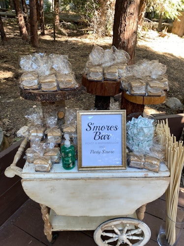 S'mores bars are part of the wedding trends for fall 2022, according to experts. 