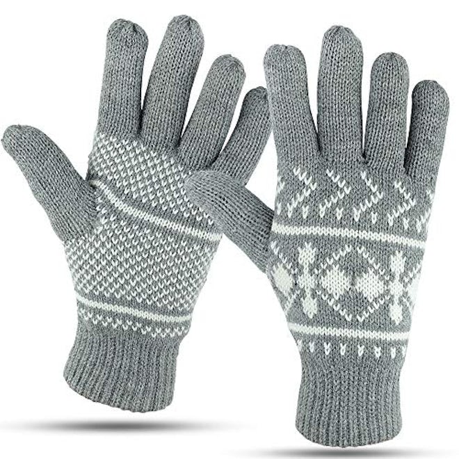 Luther Pike Seattle Knit Winter Gloves