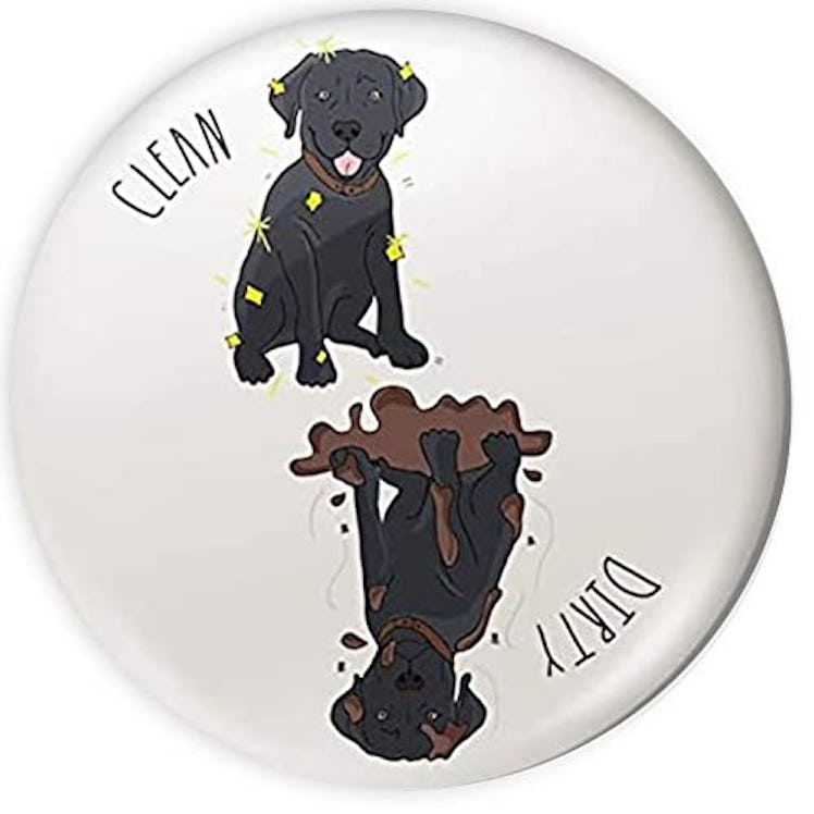Sutter Signs Clean Dirty Dog Dishwasher Magnet 