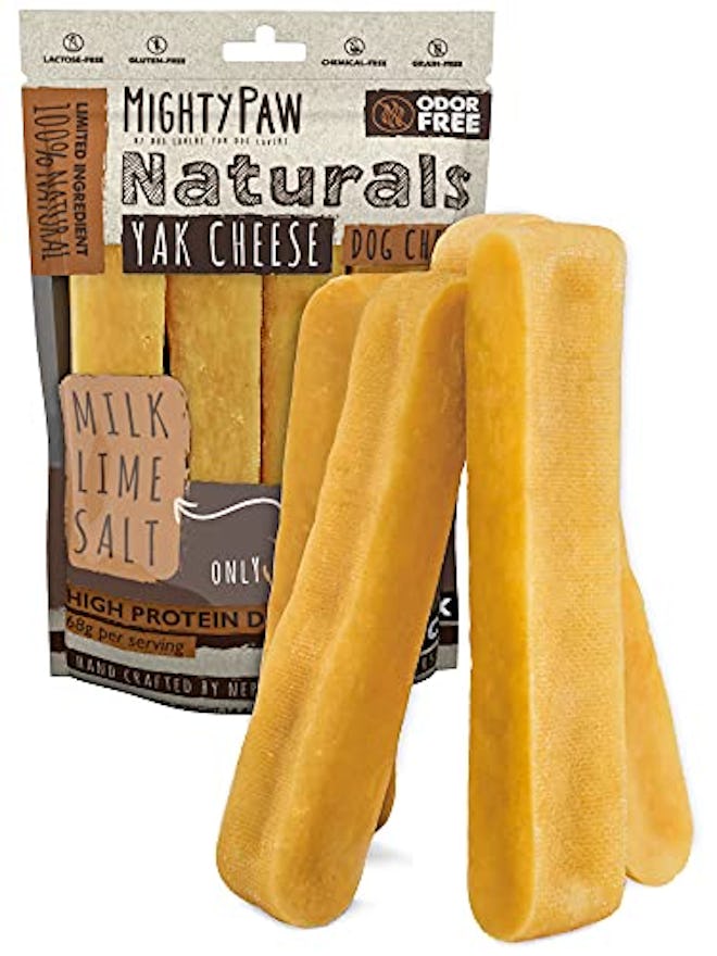 Mighty Paw Yak Cheese Dog Chews (4 Count)