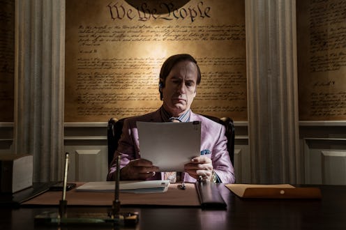 Bob Odenkirk as Saul Goodman in 'Better Call Saul' Season 6, Episode 12 via AMC's press site