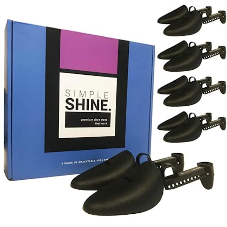 Simple Shoe Shine Adjustable Length Shoes Shaper (5-Pack)