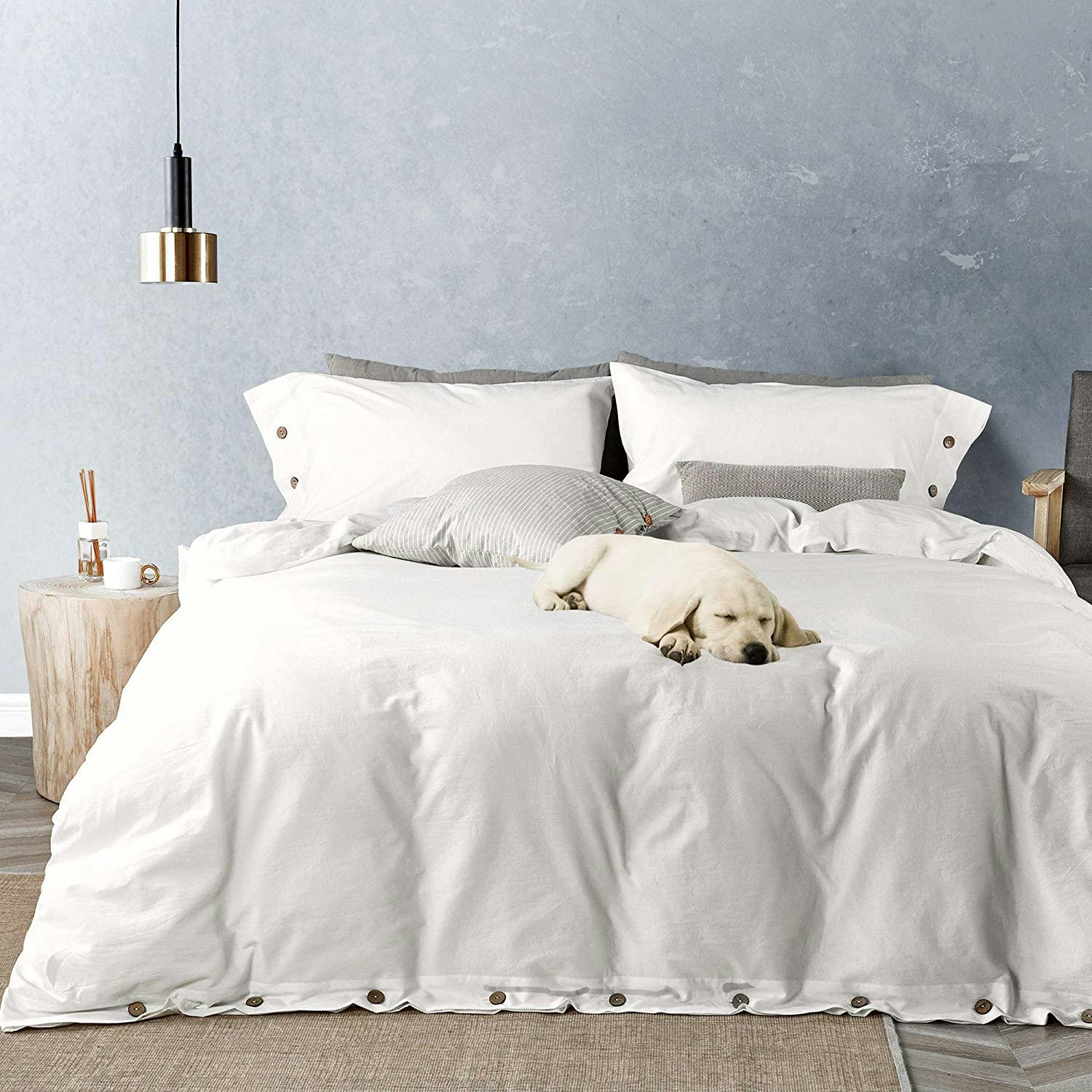 best duvet covers for pet hair