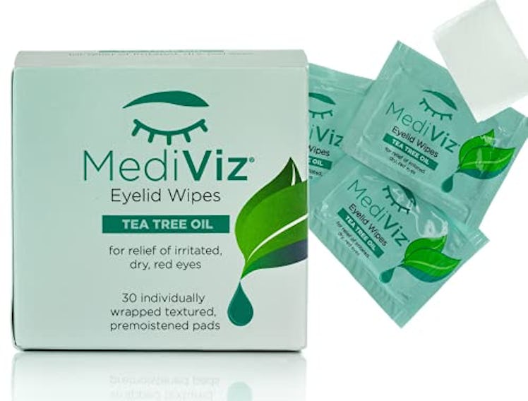 Tea Tree Eyelid Cleanser Wipes (30-Pack)