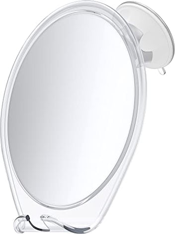 HoneyBull Shower Mirror Fogless for Shaving with Razor Holder